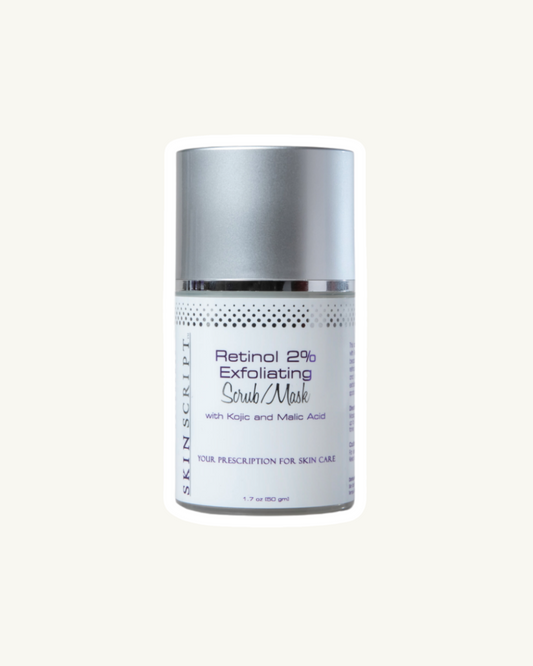 Skin Script Retinol 2% Exfoliating Scrub/Mask