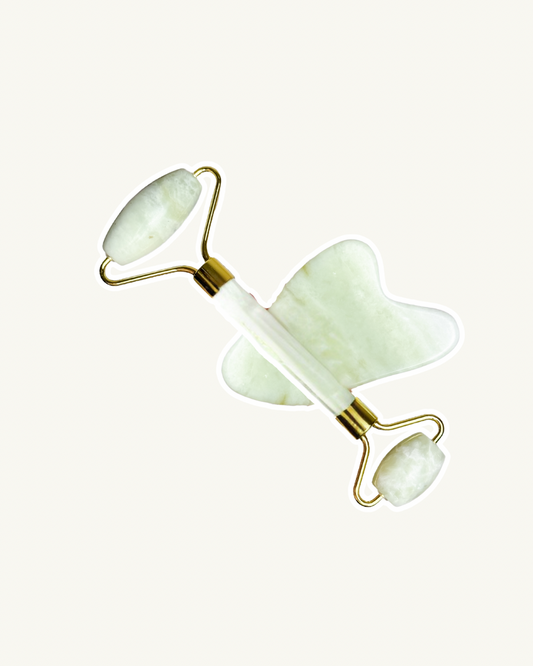 Jade Facial Roller & Gua Sha Tool